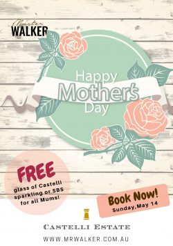 Spoil mum this Mother's Day! Dinner dates are still open!
